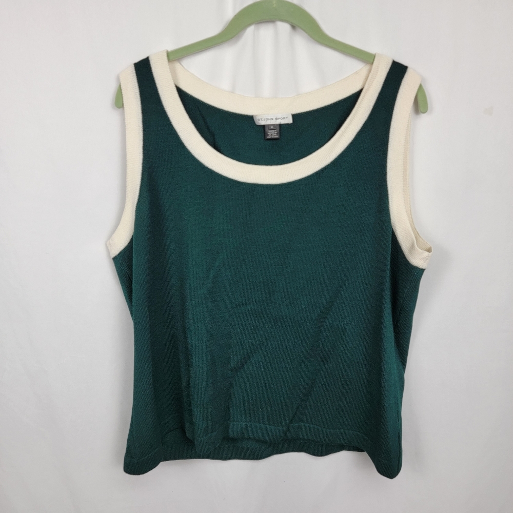 St. John sport sweater tank shell
